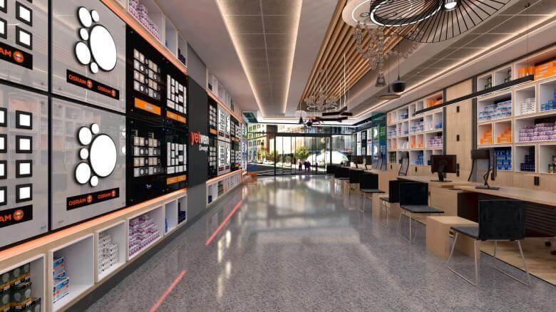 retail design 2045 Yetven Electric / Ostim Retail
