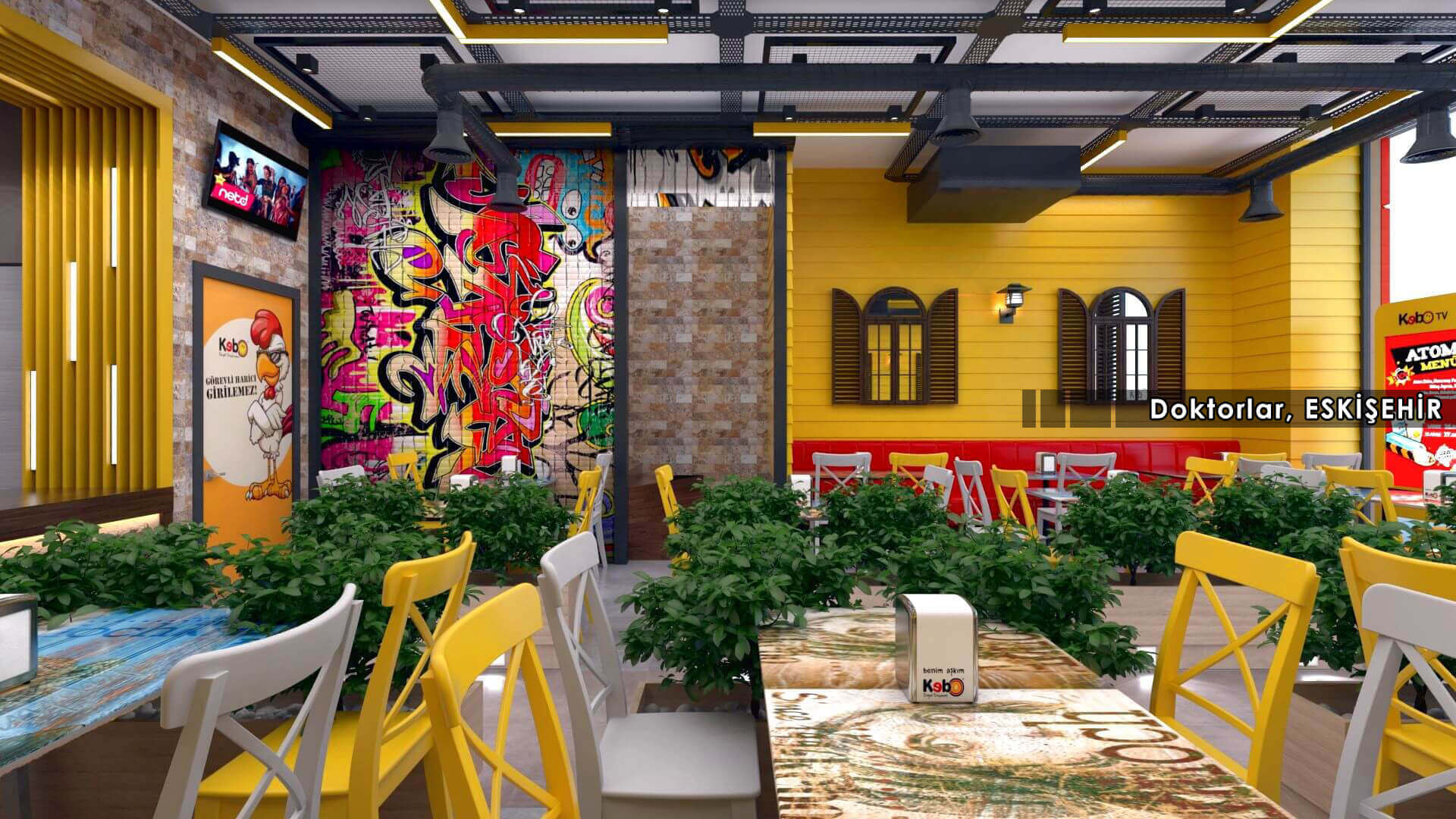 Restaurant Design 2018 Türkiye Geneli | Ankara Interior Design