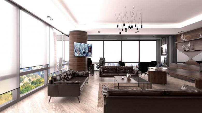 office project 2260 Construction Company Office Design Offices