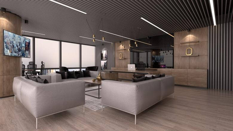 office project 2264 Construction Company Office Design Offices