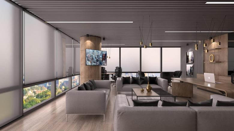 office project 2265 Construction Company Office Design Offices
