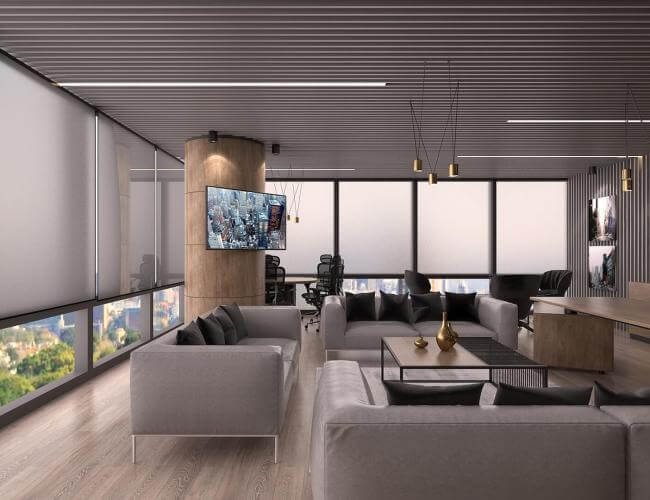  2265 Construction Company Office Design Offices