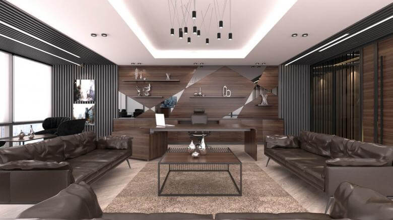 office project 2268 Construction Company Office Design Offices