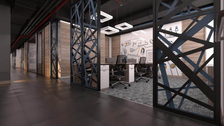 interior design 2368 Cyberpark Software Office Offices