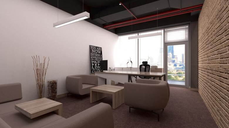interior design 2375 Cyberpark Software Office Offices