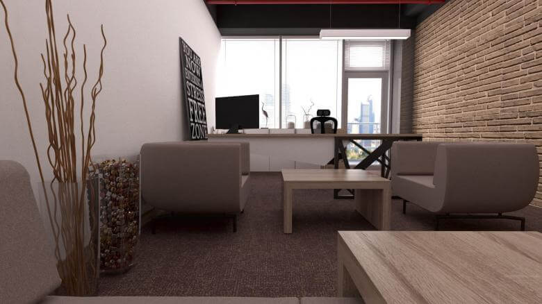 interior design 2377 Cyberpark Software Office Offices