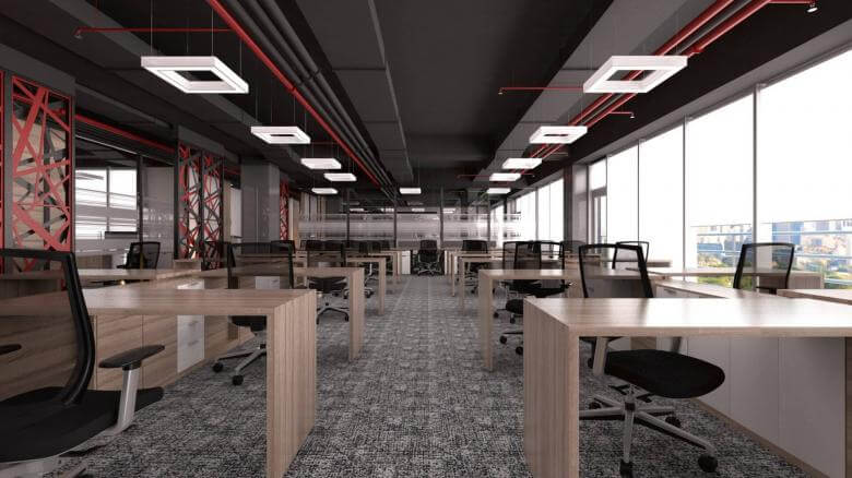 interior design 2393 Cyberpark Software Office Offices