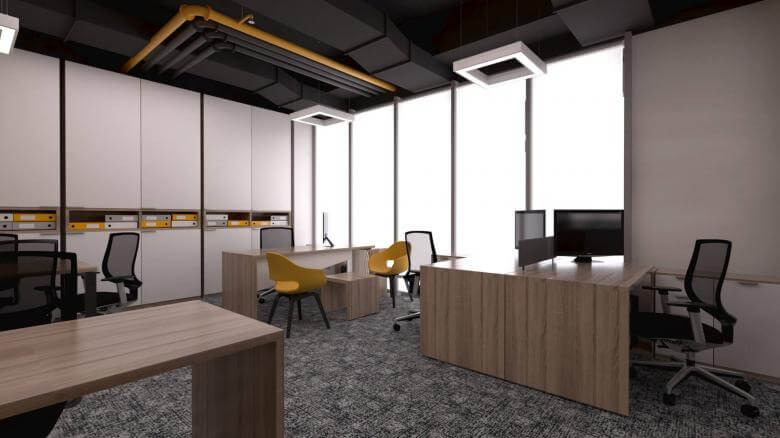 interior design 2398 Cyberpark Software Office Offices