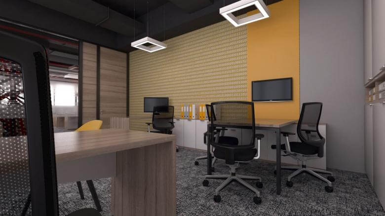 interior design 2399 Cyberpark Software Office Offices