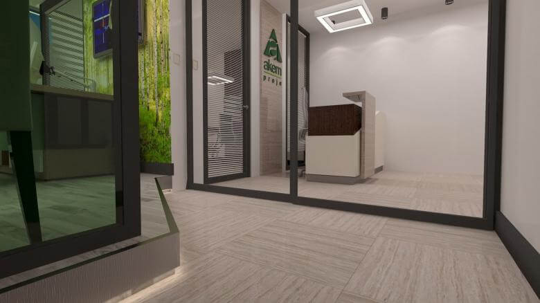 office design 2482 Akem Real Estate Office Offices