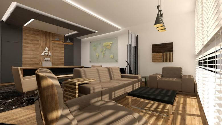office design 2493 Akem Real Estate Office Offices