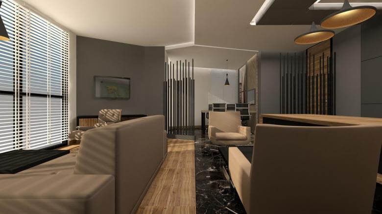 office design 2496 Akem Real Estate Office Offices