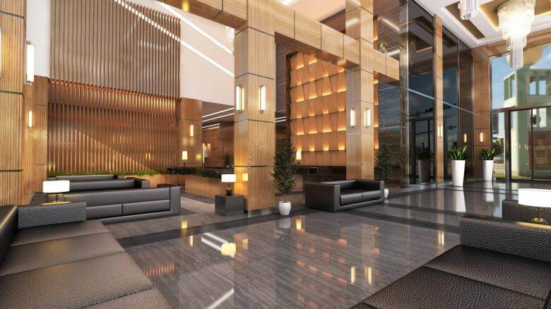office design 2707 Yelken Business Tower Entrance Offices