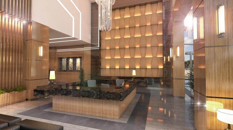office design 2708 Yelken Business Tower Entrance Offices