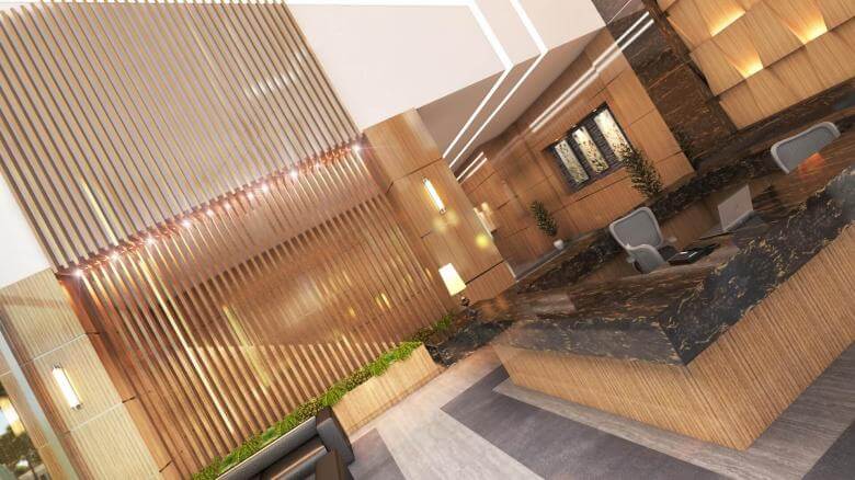 office design 2709 Yelken Business Tower Entrance Offices