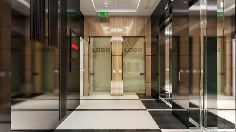 office design 2714 Yelken Business Tower Entrance Offices