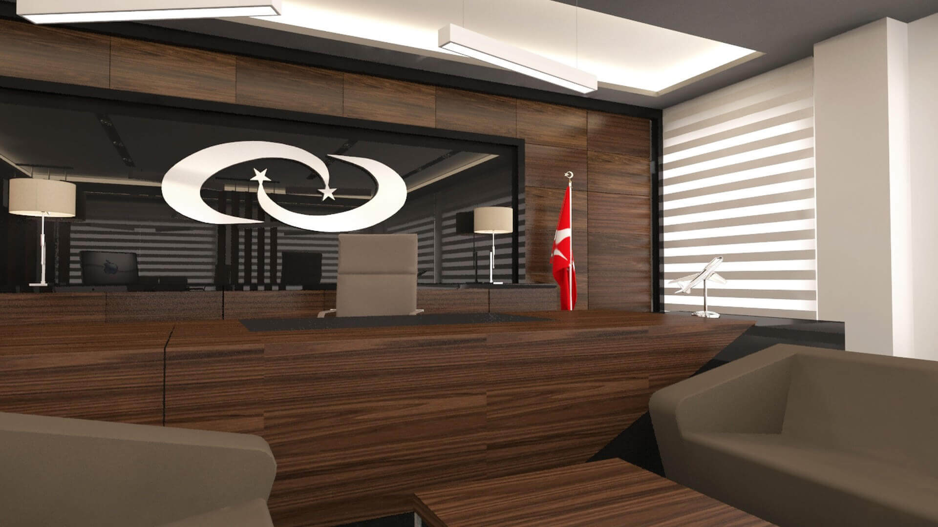Turk Ilac Office Building office project | Ankara Interior Design