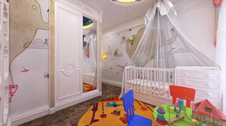 flat decoration 2780 Binsesin House Residential