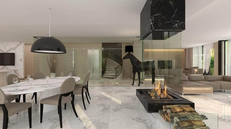 flat decoration 2819 Binsesin House Residential