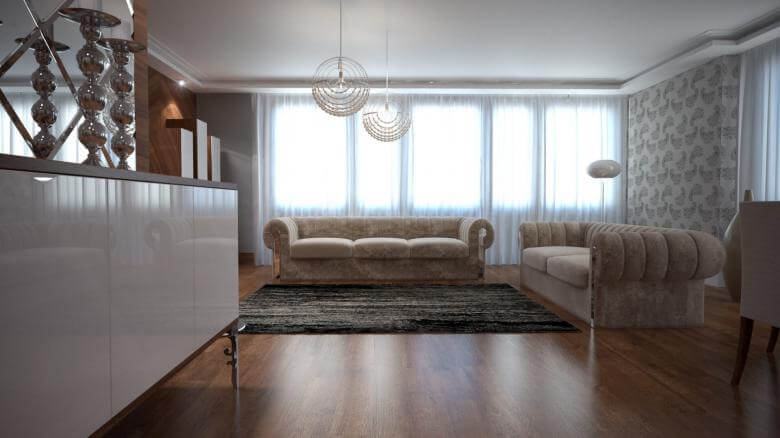 flat decoration 3059 C. Tombuloglu Flat Residential
