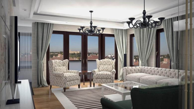 flat decoration 3064 C. Tombuloglu Flat Residential