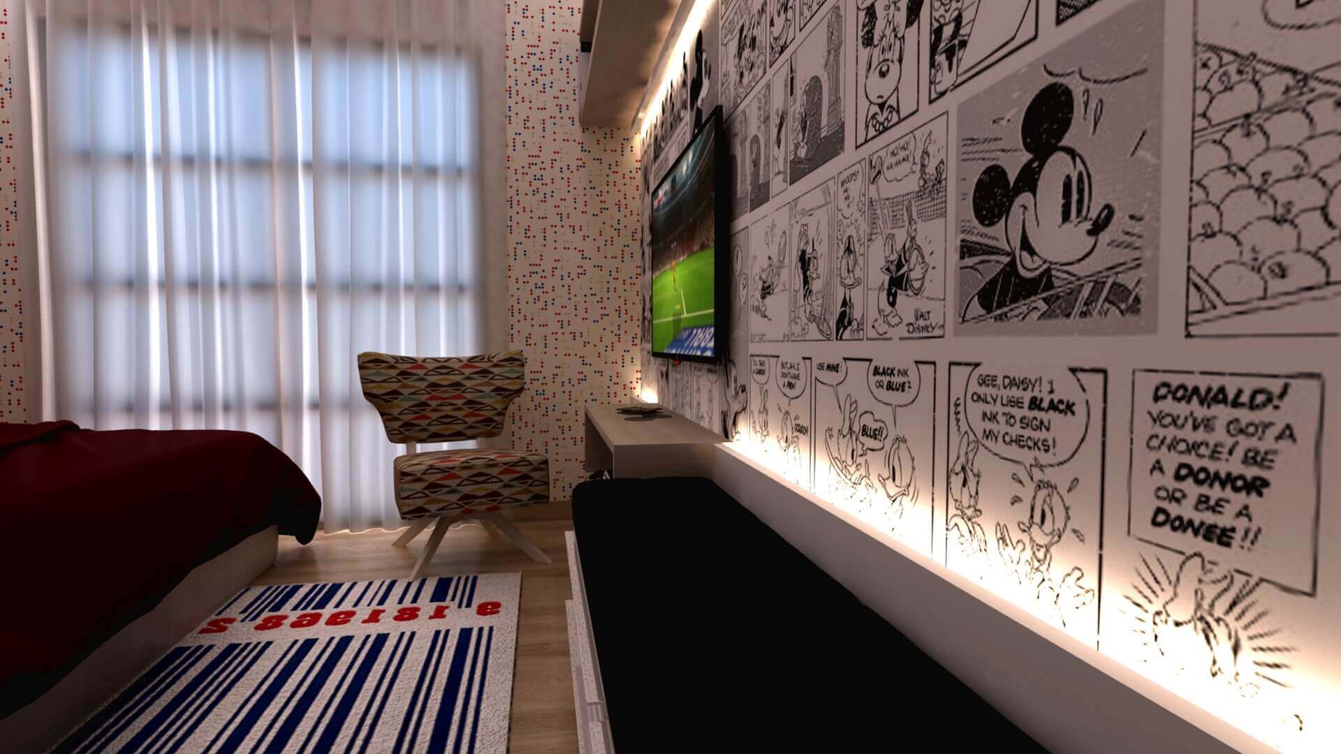 House interior architecture decoration