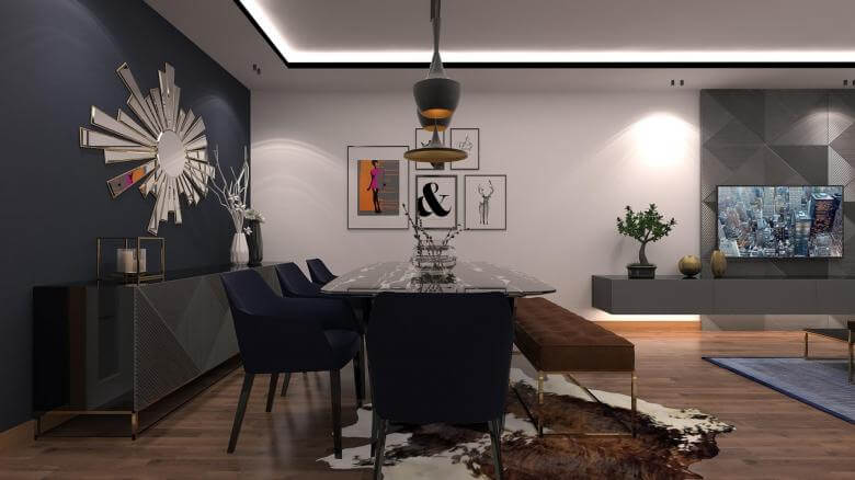flat decoration 3342 A. Erbas Flat Residential