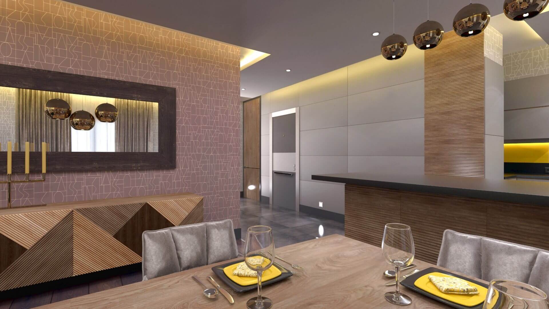Villa interior design