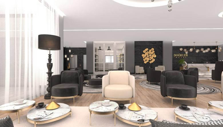  Lobby design 3579 Dogruer hotel Hotels
