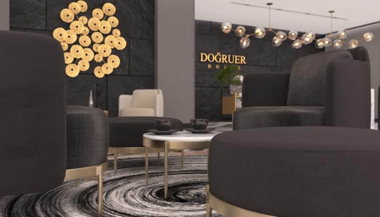  Lobby design 3590 Dogruer hotel Hotels