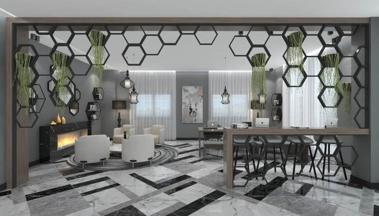  Lobby design 3592 Dogruer hotel Hotels