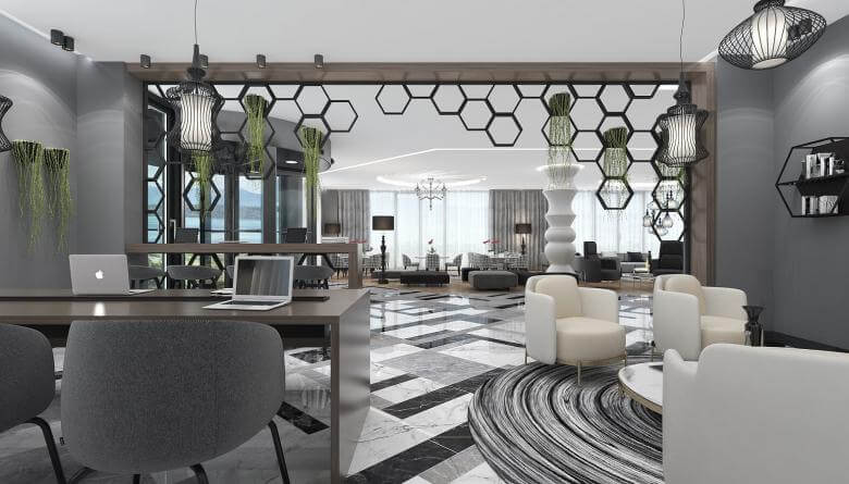  Lobby design 3597 Dogruer hotel Hotels