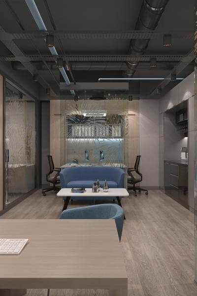 Office interior decoration  Arti Entegre Offices