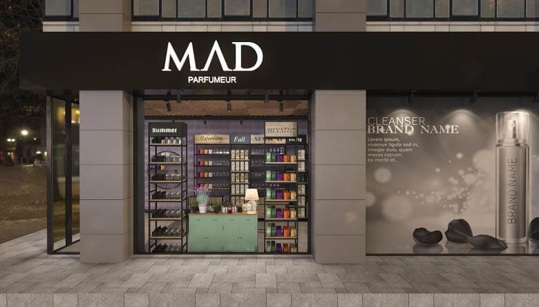  shop design 3682 Mad Parfumer Store Retail
