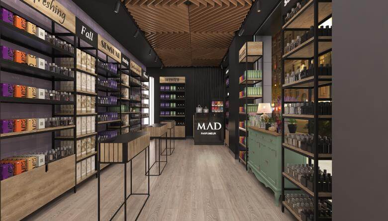  shop design 3687 Mad Parfumer Store Retail