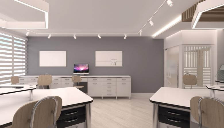interior design 3720 Crystal Dental Lab Offices