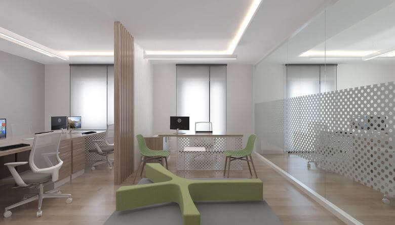 office design 3783 Telsam Telekom Offices