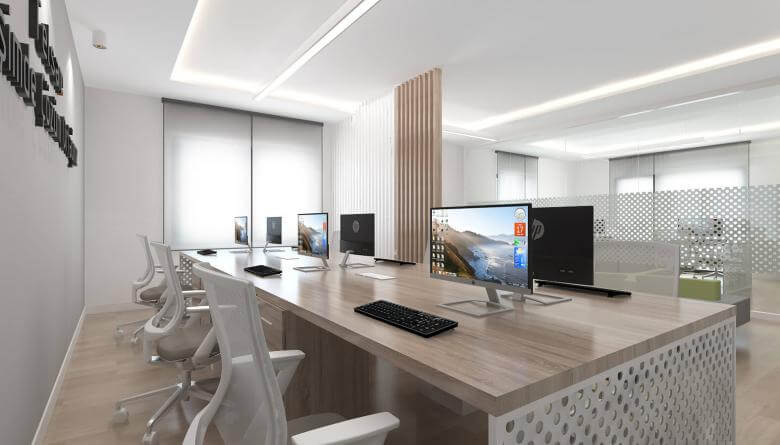 office design 3786 Telsam Telekom Offices
