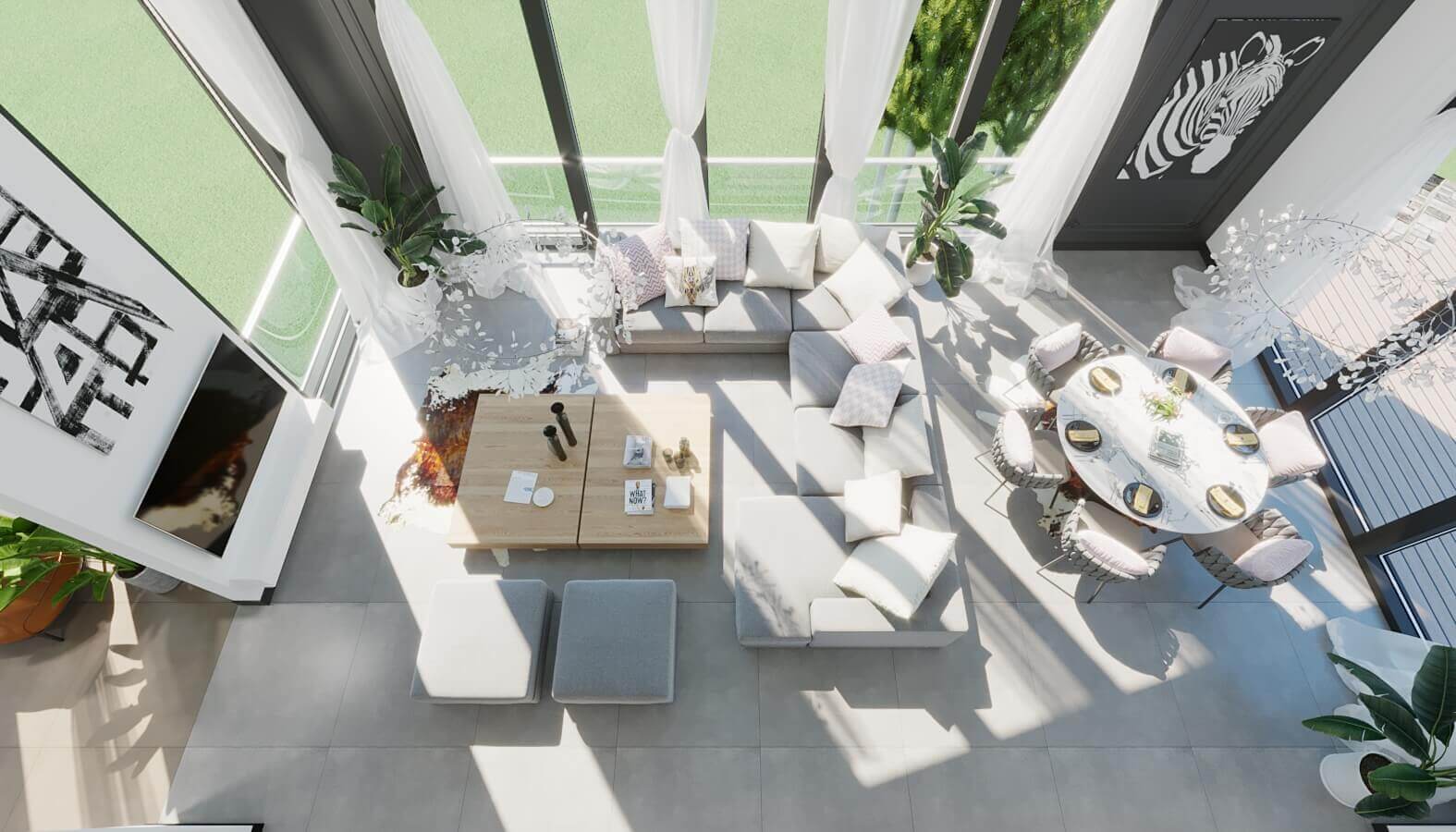 Villa interior design