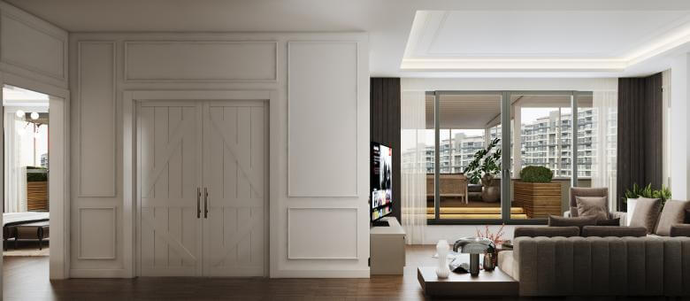 flat decoration 4492 Incek Prestij Dublex Apartment Residential