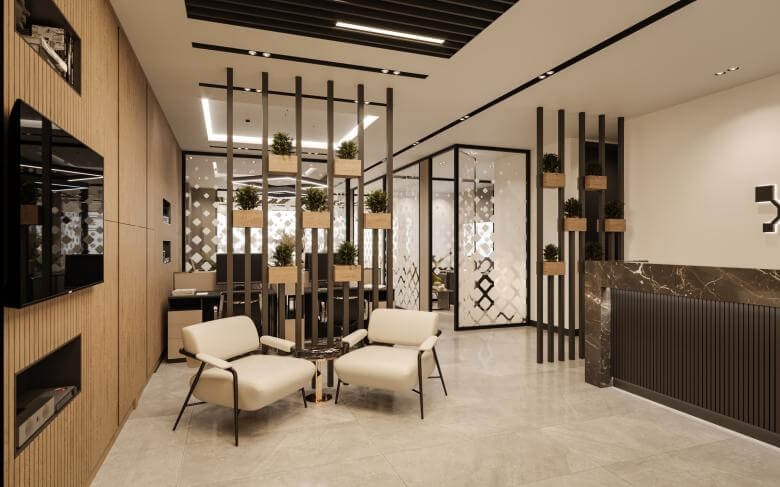 office design 4998 Office Design in YDA Center Building Offices