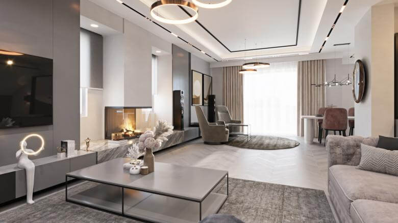  home decoration 5255 Almila House Design Residential