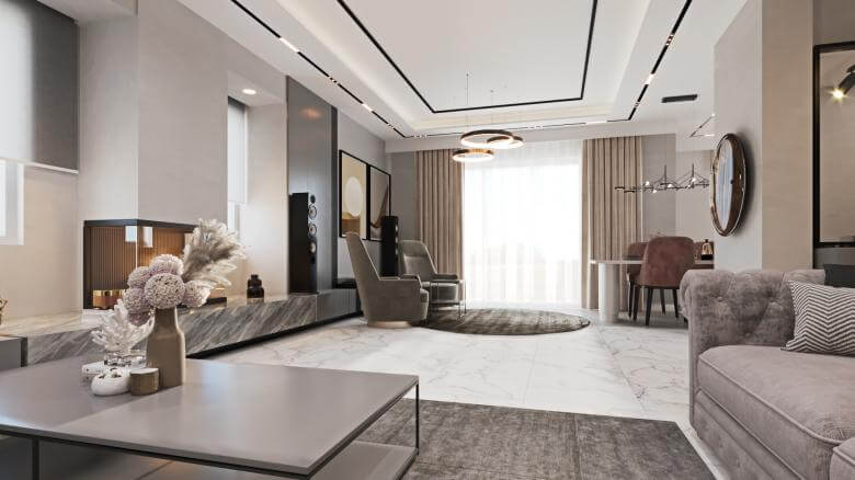  home decoration 5262 Almila House Design Residential