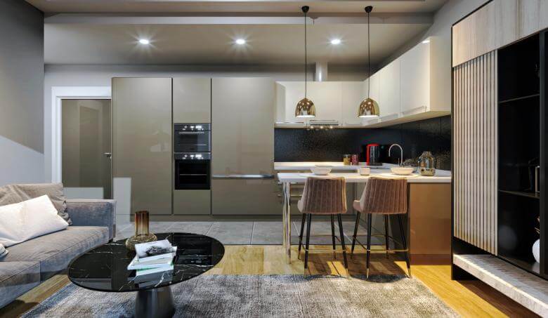  home inspiration 5096 Elmar Towers 1+1 Tasarımı Residential