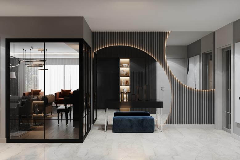  house project 5239 Büyük Apartman Dairesi Tasarımı Residential