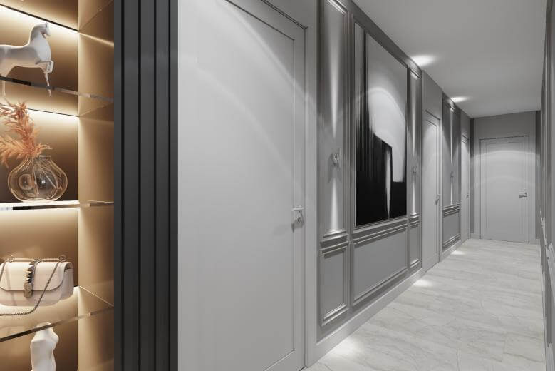  house project 5246 Büyük Apartman Dairesi Tasarımı Residential