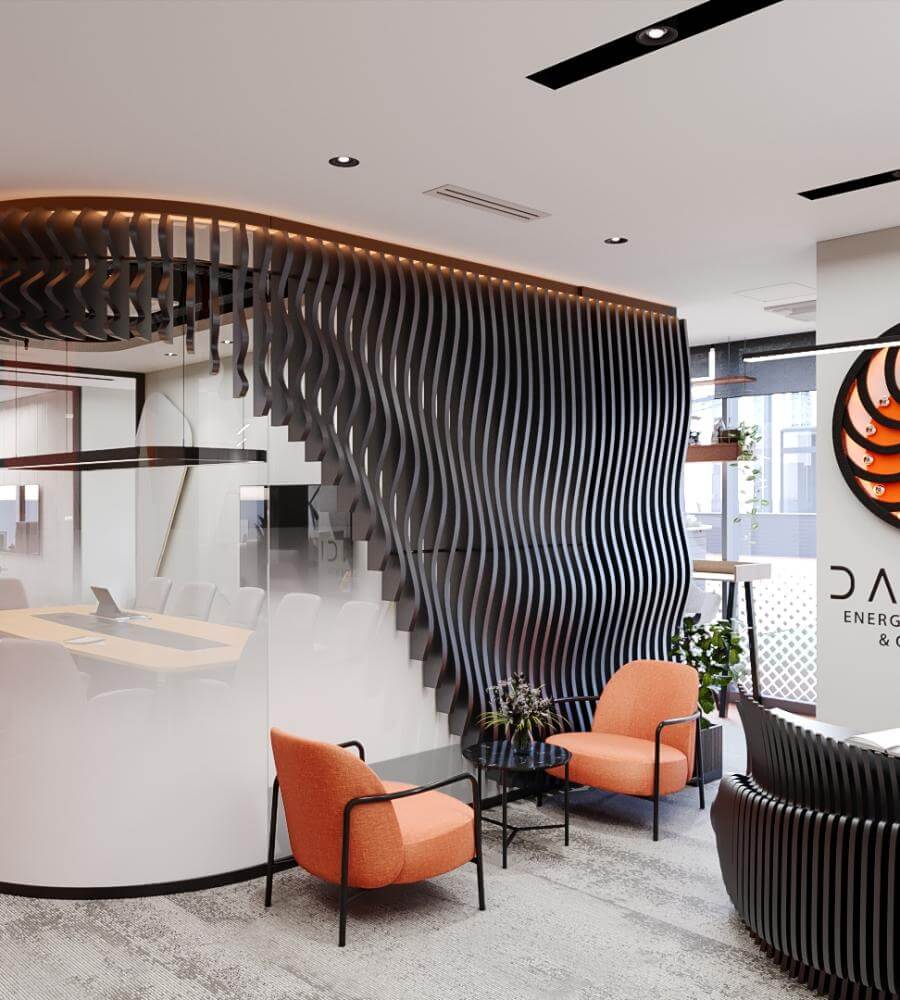 Office interior decoration  Yda Center Office - Davinci Energy Offices