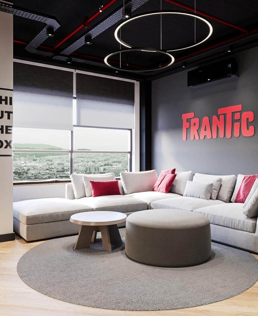 Interior architecture office  Teknokent Office - Frantic Games General