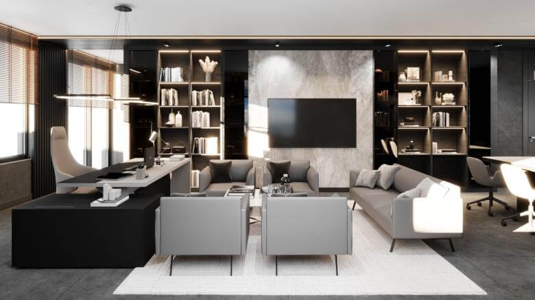office design 6351 Okcuoglu Construction Company Office Design Offices