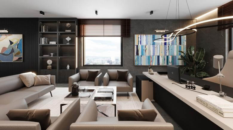 office design 6353 Okcuoglu Construction Company Office Design Offices